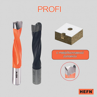 Сверло глухое для присадочного станка PROFI HEFN левое D6x70 S10 LH