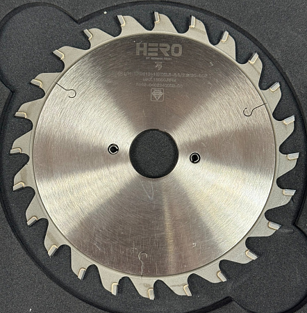 Пильный диск подрезной алмазный PCD для ДСП 120x2,8-3,6x22 Z12+12T HERO