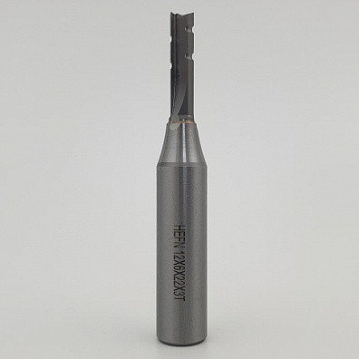 Фреза твердосплавная пазовая черновая D=6 I=22 L=50 S=12 Z3+1